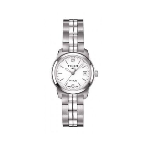 PR 100 WOMEN'S WHITE QUARTZ WATCH